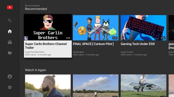 Download YouTube for Android TV 2.17.006 for Android