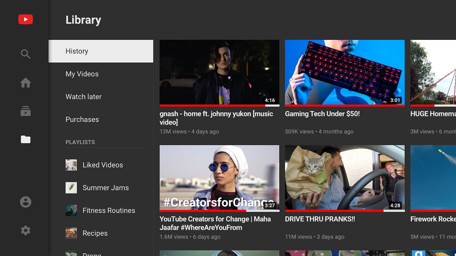 Download YouTube for Android TV 2.13.08 for Android