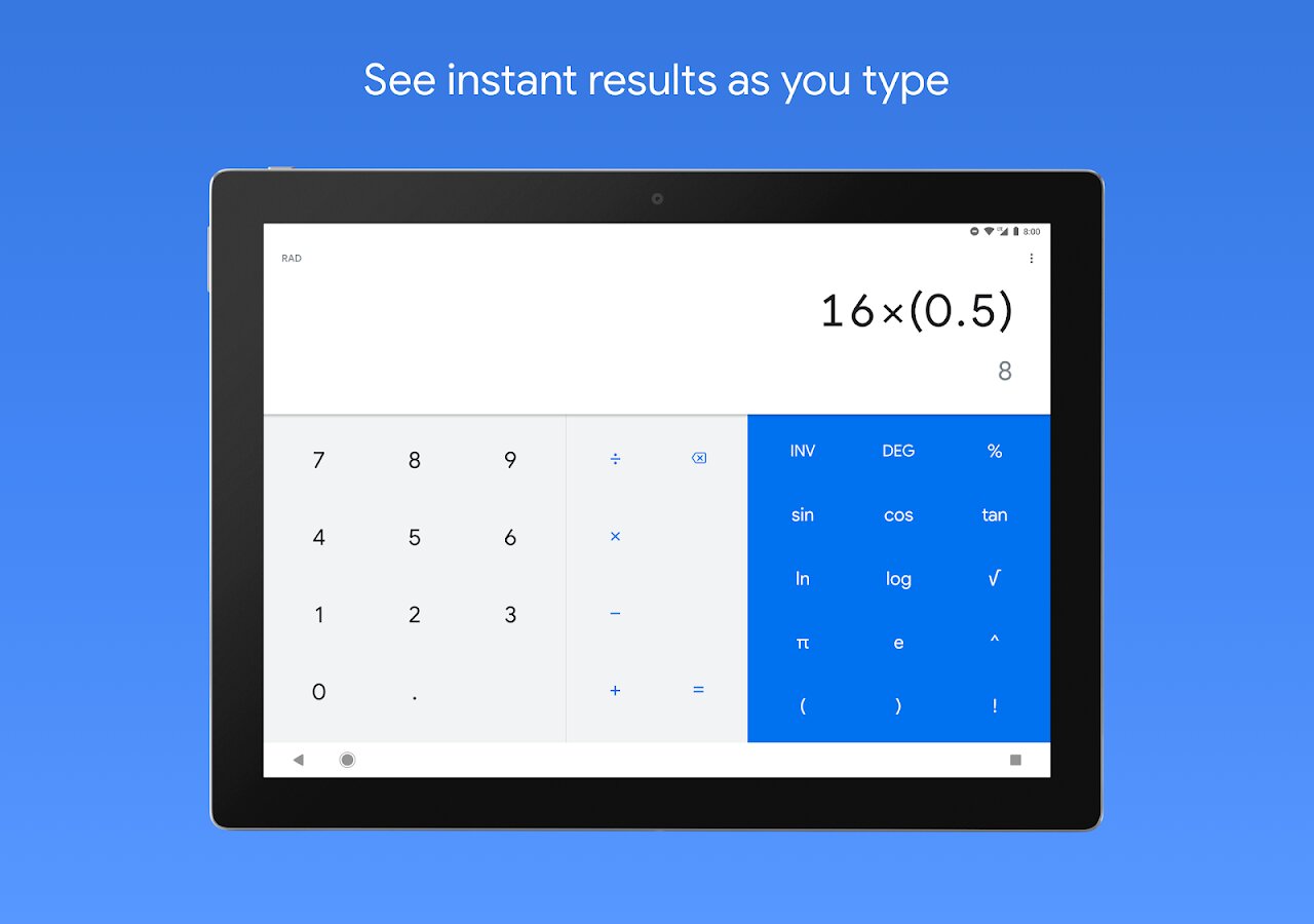 Download Google Calculator 7.8 for Android