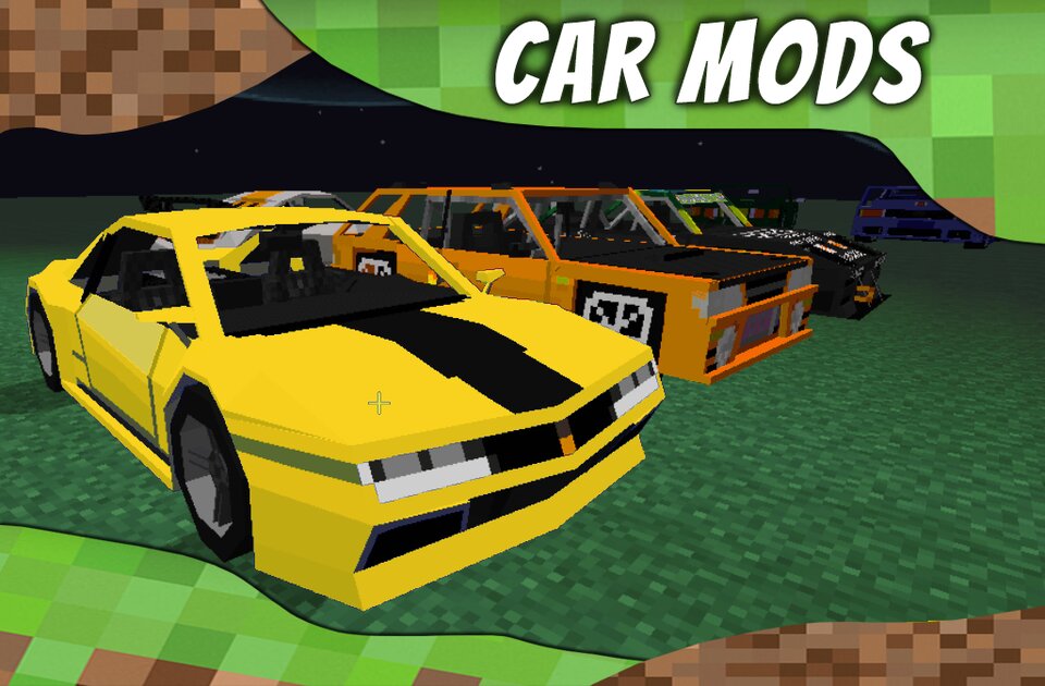 Download Cars for Minecraft Mod 1.7 for Android