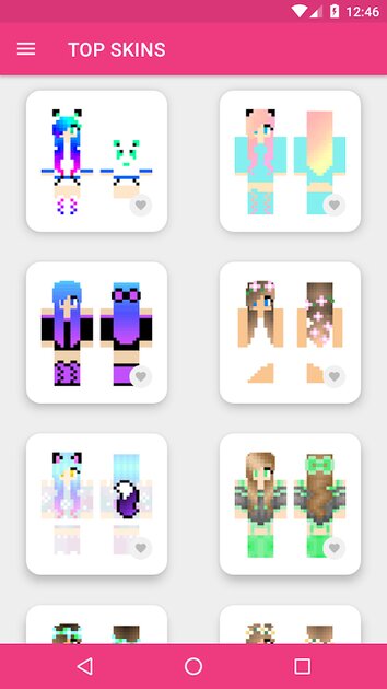 Download Girls Skins for Minecraft PE 3.7.8 for Android